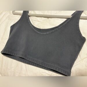 Brandy Melville Grey Malena Crop Top 🩶